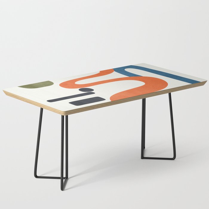 Abstract Colorful Setting 4 Coffee Table Gallery Image 1