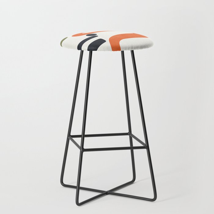 Abstract Colorful Setting 4 Stool Gallery Image 1