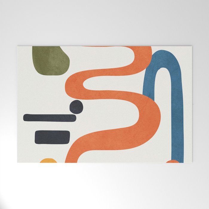 Abstract Colorful Setting 4 Welcome Mat Gallery Image 1