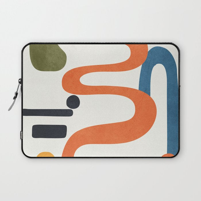 Abstract Colorful Setting 4 Laptop Sleeve Gallery Image 1
