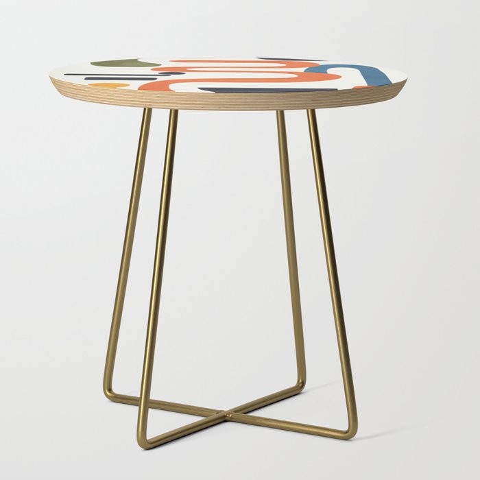 Abstract Colorful Setting 4 Side Table Gallery Image 1