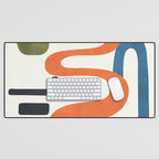 Abstract Colorful Setting 4 Desk Mat Gallery Image 1
