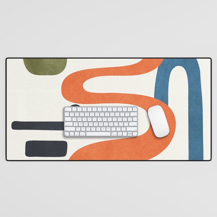 Abstract Colorful Setting 4 Desk Mat Gallery Image 1