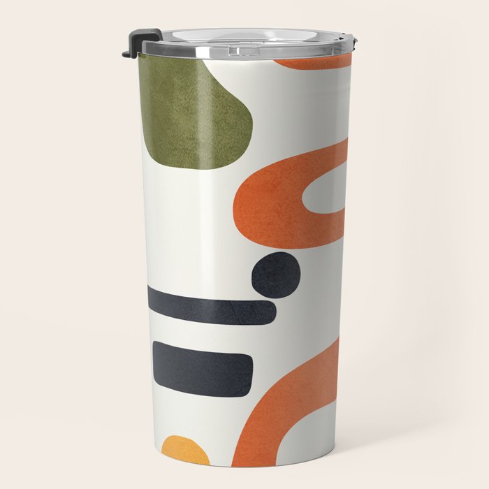 Abstract Colorful Setting 4 Travel Mug Gallery Image 3