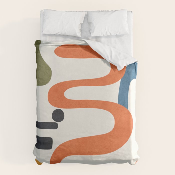 Abstract Colorful Setting 4 Duvet Cover Gallery Image 6