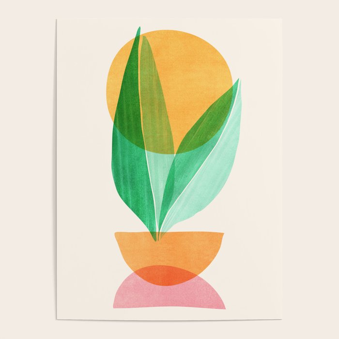 Summer Stack Abstract Plant Illustration Poster Gallery Image 4
