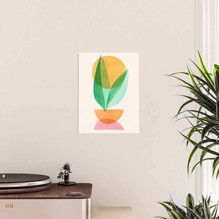 Summer Stack Abstract Plant Illustration Poster Gallery Image 2