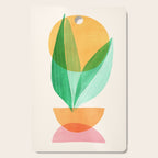 Summer Stack Abstract Plant Illustration Cutting Board Gallery Image 1