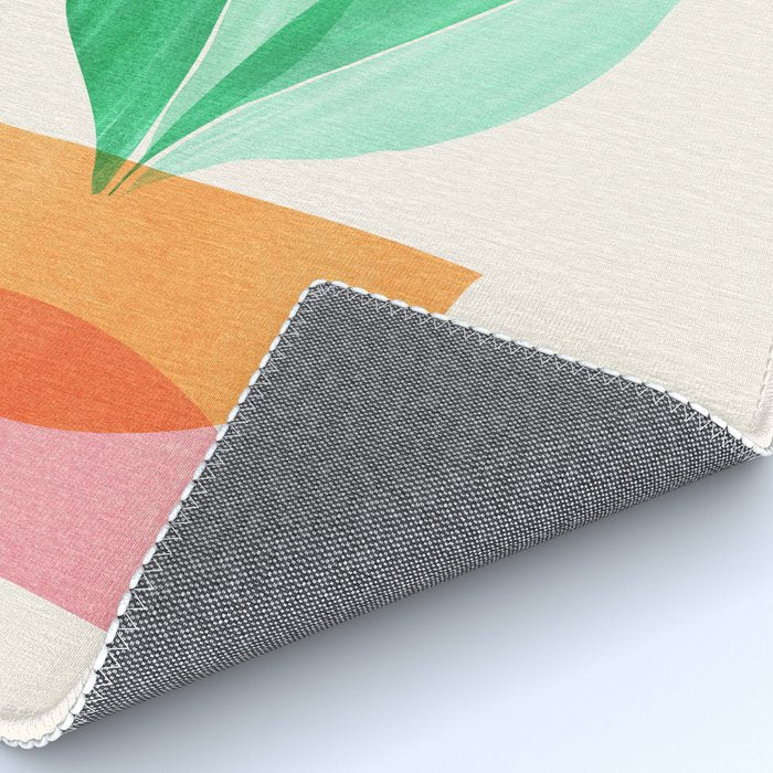 Summer Stack Abstract Plant Illustration Rug Gallery Image 4