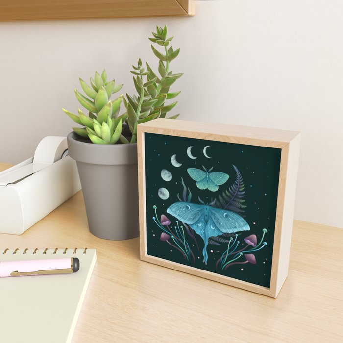 Luna and Emerald Mini Art Print Gallery Image 2