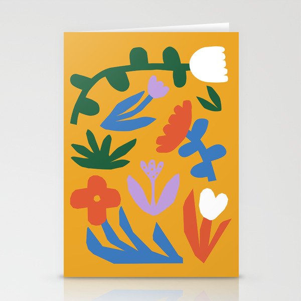 Retro spring flower nature drawing Stationery Card Gallery Image 2