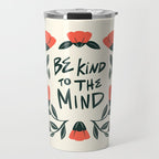 Be Kind to the Mind Travel Mug Gallery Image 1