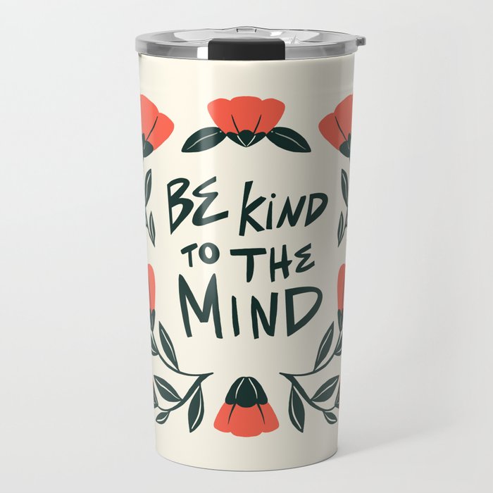 Be Kind to the Mind Travel Mug Gallery Image 1