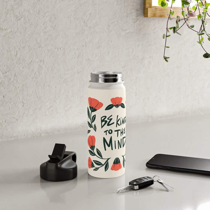 Be Kind to the Mind Water Bottle Gallery Image 4