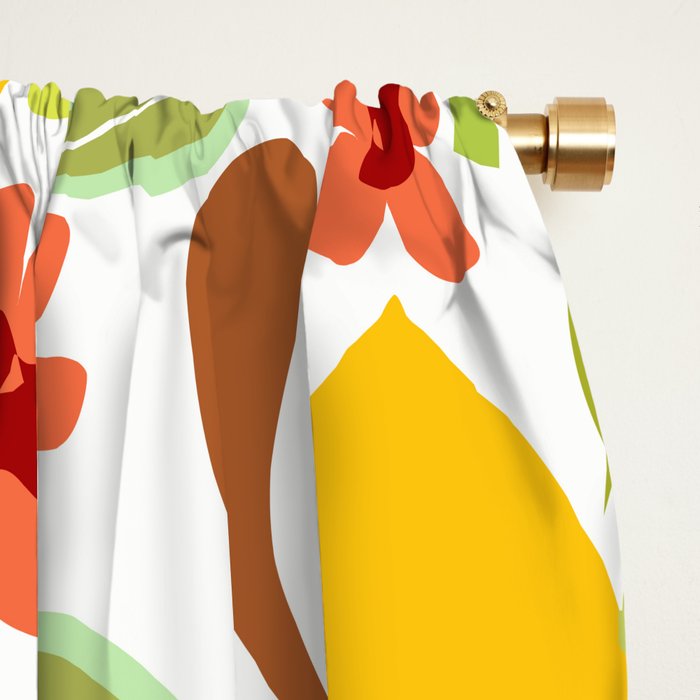 Naif Summer Flora Window Curtain Gallery Image 2