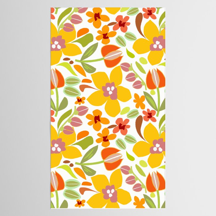 Naif Summer Flora Tablecloth Gallery Image 2