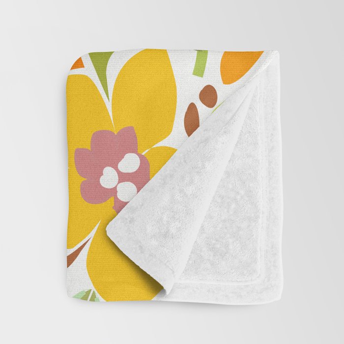 Naif Summer Flora Throw Blanket Gallery Image 3