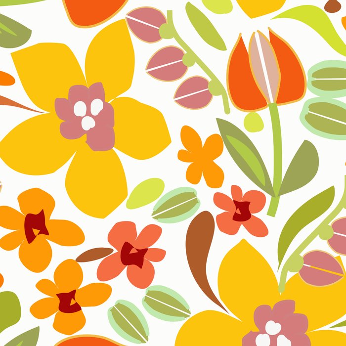Naif Summer Flora Coffee Mug Gallery Image 2