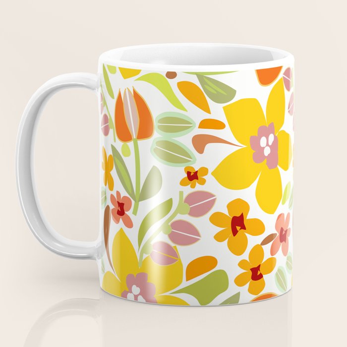 Naif Summer Flora Coffee Mug Gallery Image 3