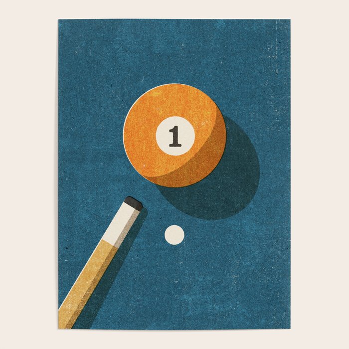 BILLIARDS / Ball 1 Poster Gallery Image 4