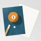 BILLIARDS / Ball 1 Stationery Card Gallery Image 2