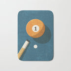 BILLIARDS / Ball 1 Bath Mat Gallery Image 1