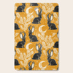 Jackalope - marigold and black  Cutting Board Gallery Image 1