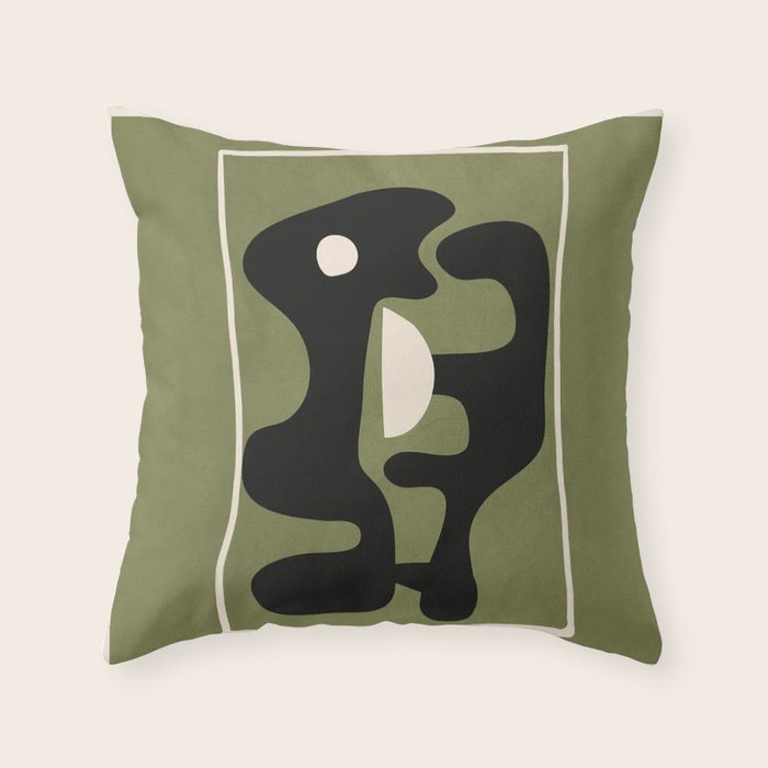 Modern Abstract Art 21 Throw Pillow Gallery Image 6