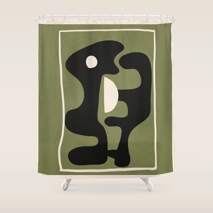 Modern Abstract Art 21 Shower Curtain Gallery Image 1