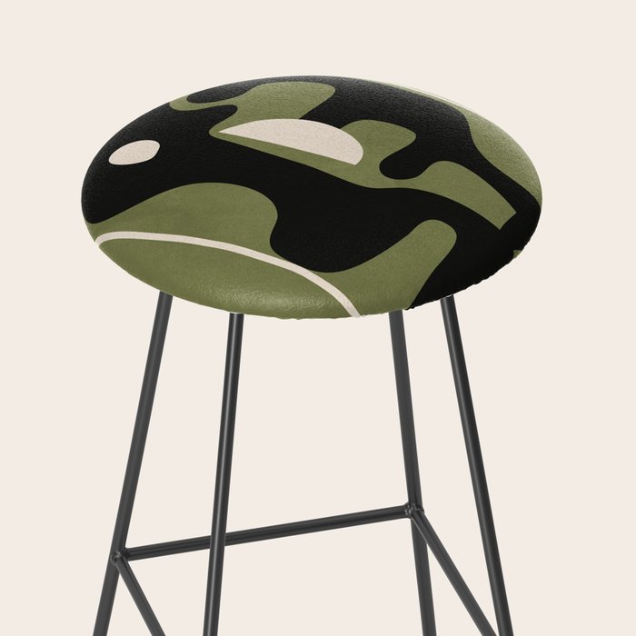 Modern Abstract Art 21 Stool Gallery Image 2