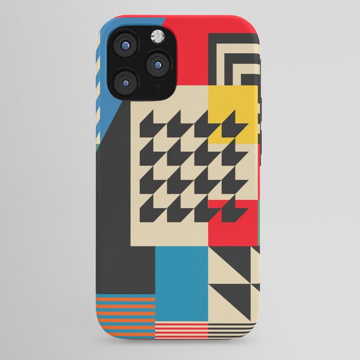 Groovy Modern Abstract Architecture in Geometric Shapes iPhone Case Gallery Image 44