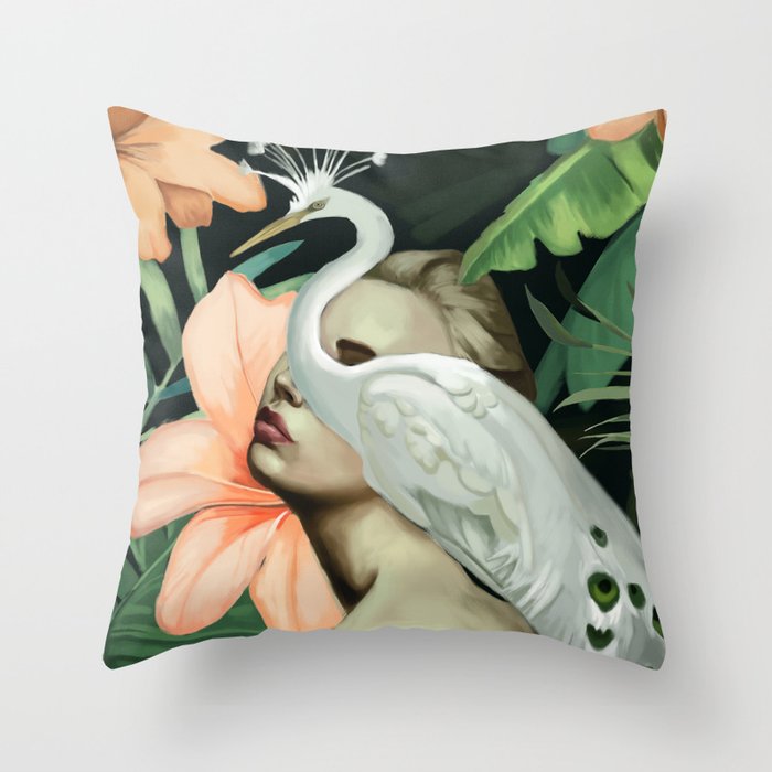 Tropical Mood Throw Pillow Gallery Image 1