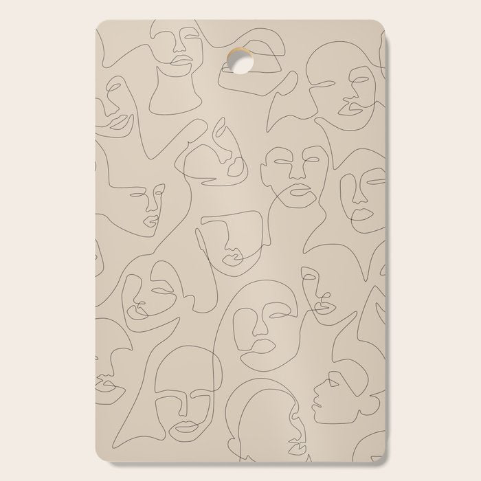 She's Beige Cutting Board Gallery Image 1