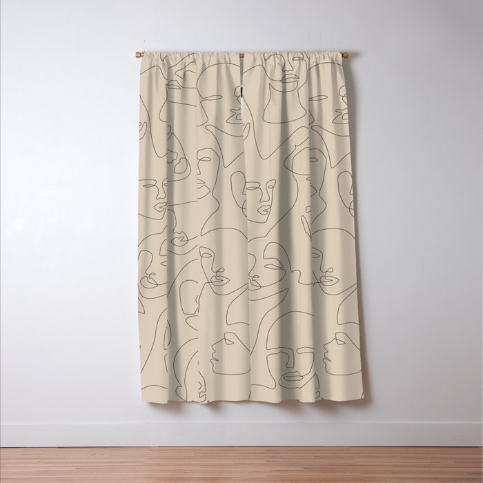 She's Beige Window Curtain Gallery Image 3