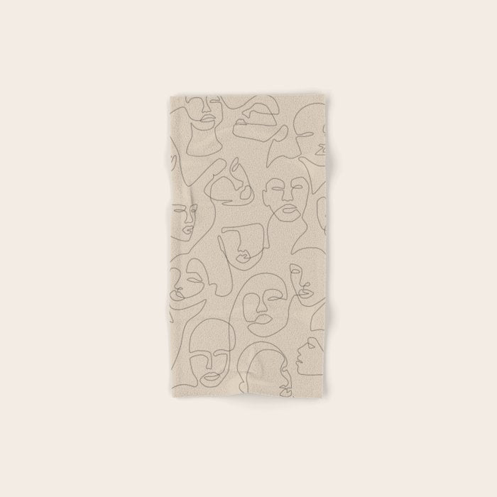 She's Beige Bath Towel Gallery Image 1
