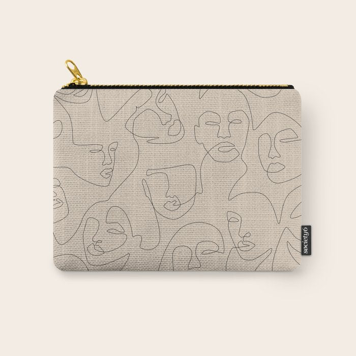 She's Beige Carry All Pouch Gallery Image 1