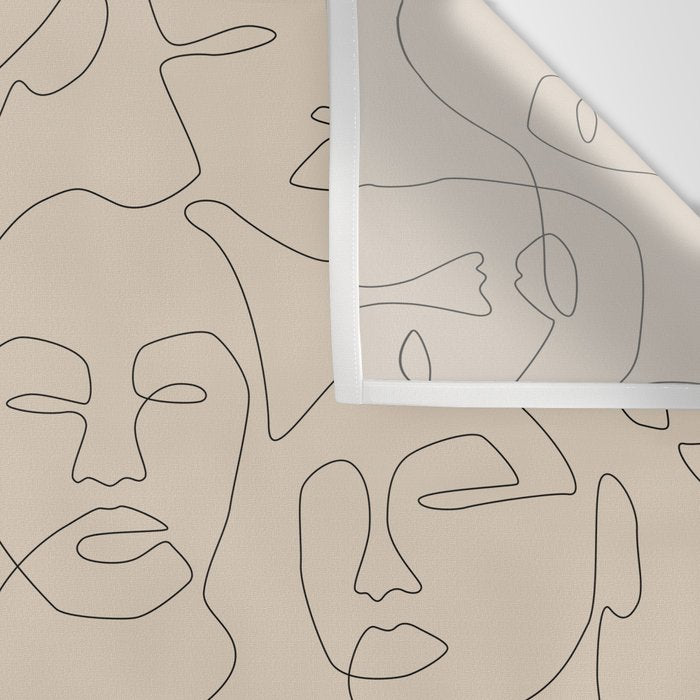 She's Beige Wall Tapestry Gallery Image 3