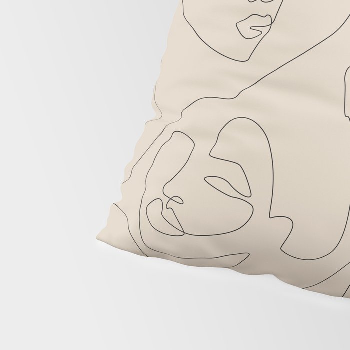 She's Beige Pillow Sham Gallery Image 4
