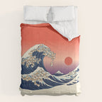 The Great Wave of Corgis Comforter Gallery Image 6