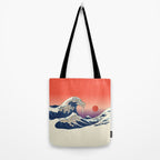 The Great Wave of Corgis Tote Bag Gallery Image 2