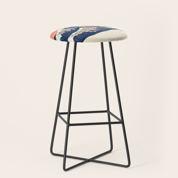 The Great Wave of Corgis Stool Gallery Image 1