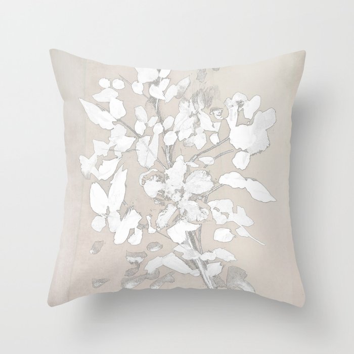 Soft Bloom Throw Pillow Gallery Image 6