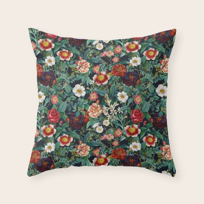 Witches Garden III Throw Pillow Gallery Image 1
