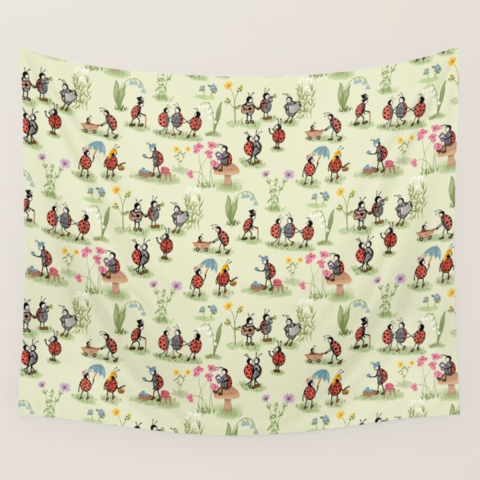 A Ladybug Life Wall Tapestry Gallery Image 4
