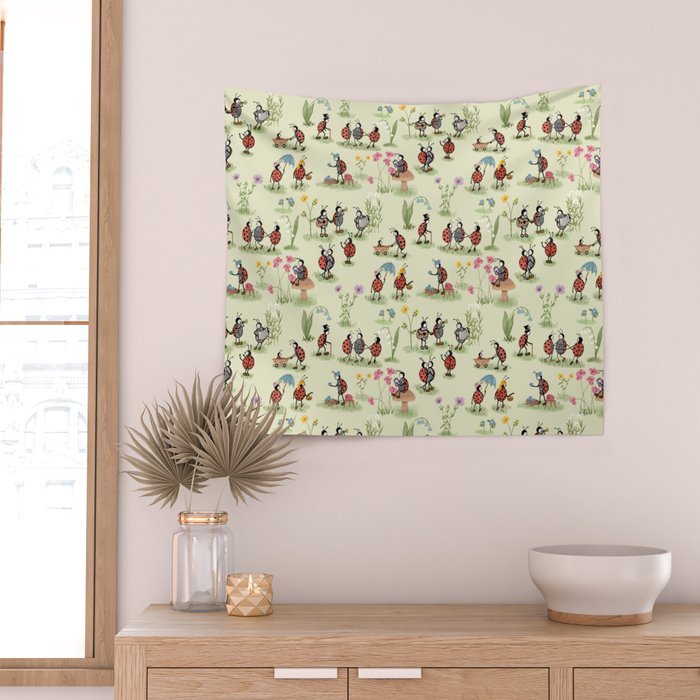 A Ladybug Life Wall Tapestry Gallery Image 2