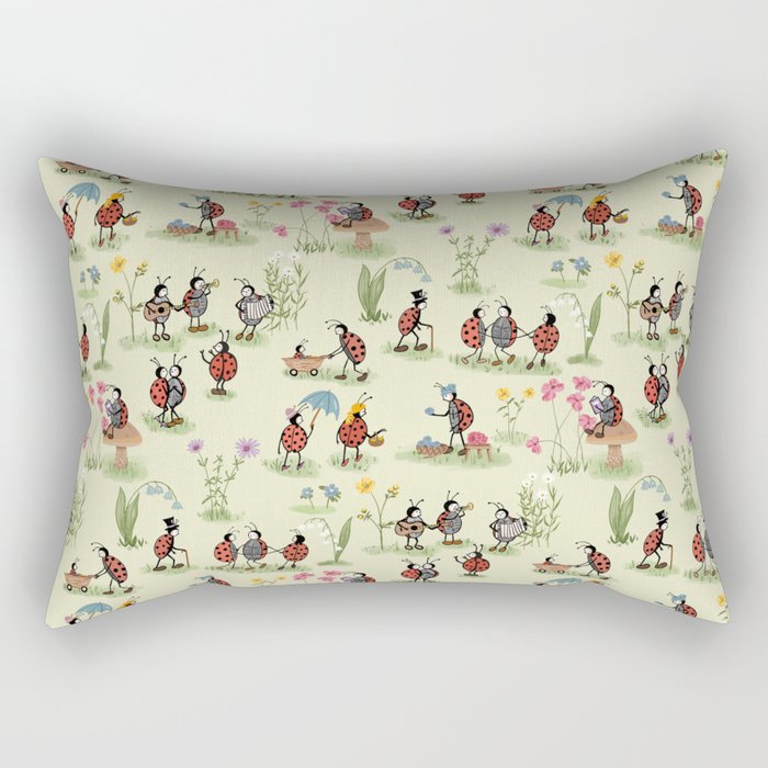 A Ladybug Life Rectangular Pillow Gallery Image 2