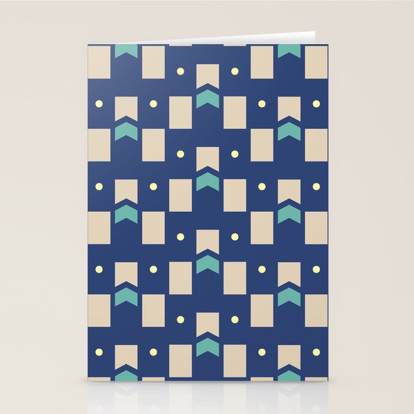 Art Deco Geometric Pattern 272 Stationery Card Gallery Image 2