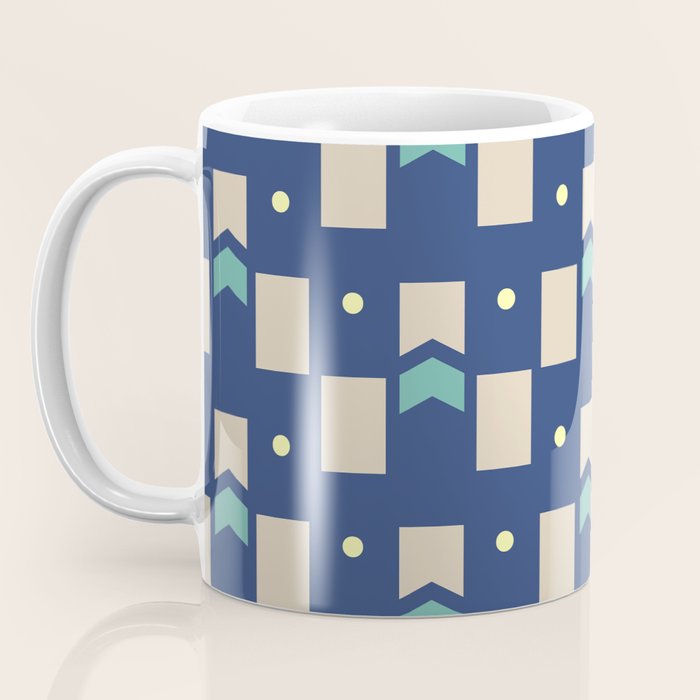 Art Deco Geometric Pattern 272 Coffee Mug Gallery Image 3