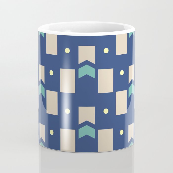 Art Deco Geometric Pattern 272 Coffee Mug Gallery Image 4