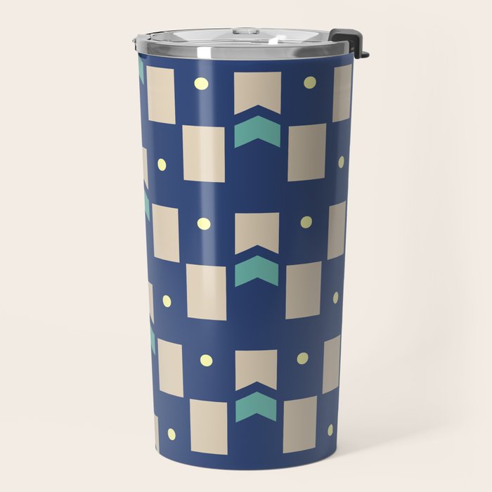 Art Deco Geometric Pattern 272 Travel Mug Gallery Image 2